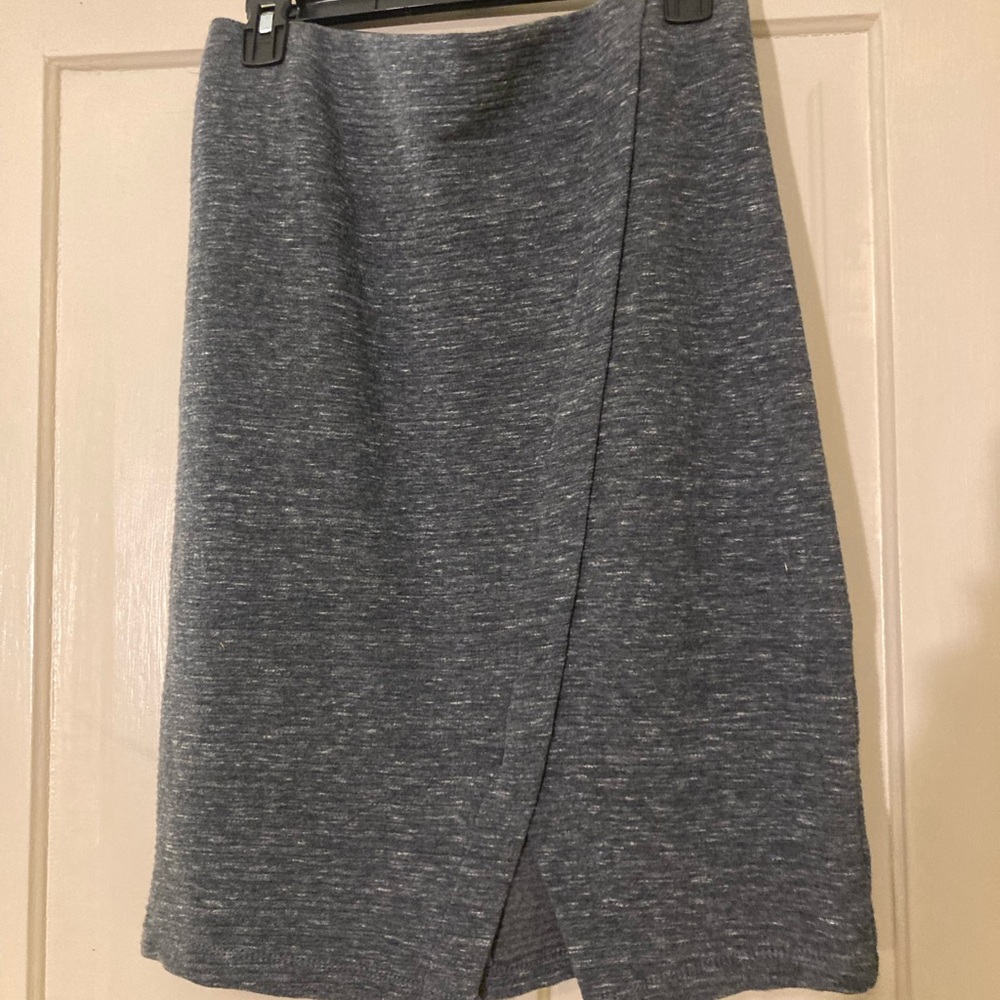 LOFT Heather Gray Pencil Skirt